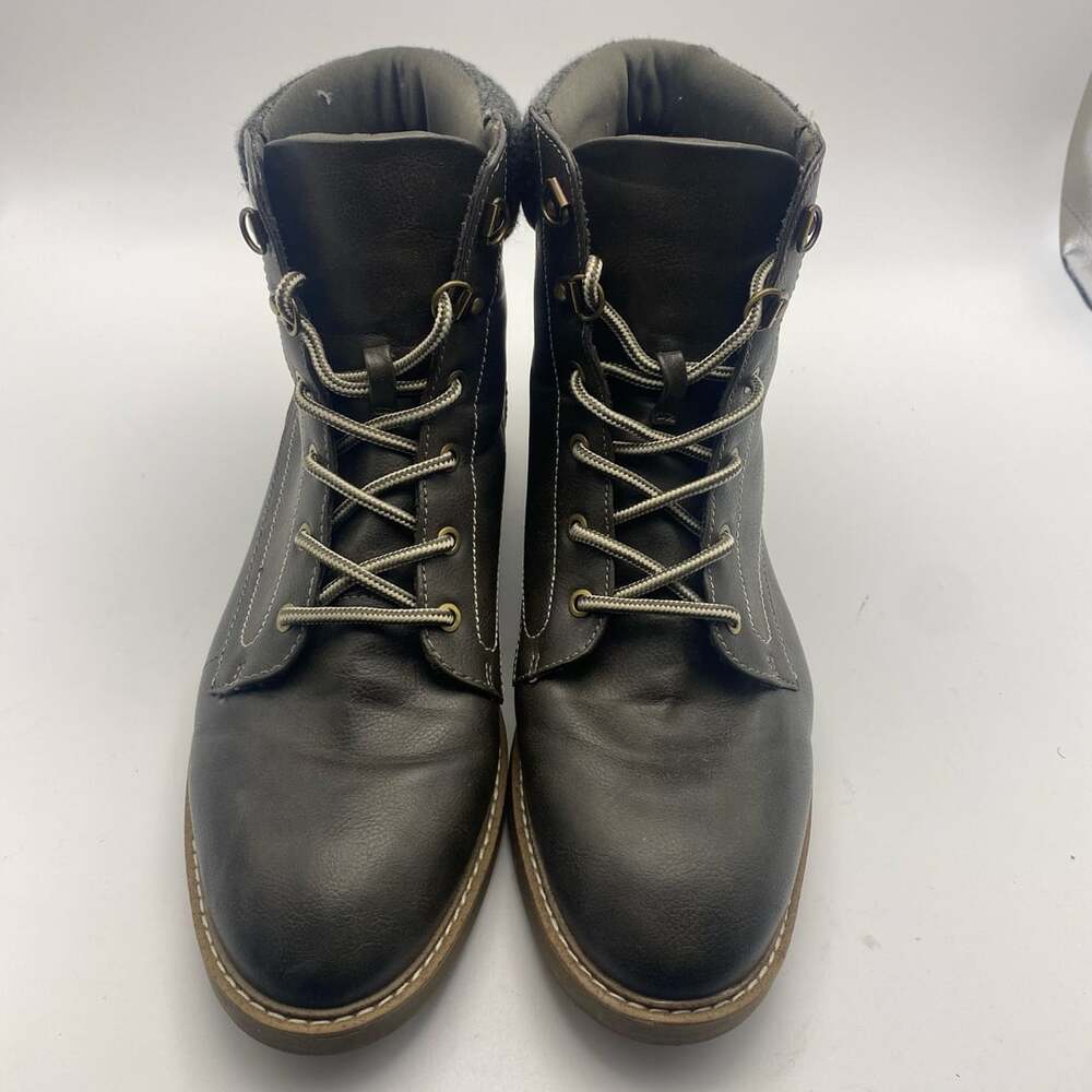 St. John's Bay Durham Size 11M Brown Lace-Up Boots (DS1026)
